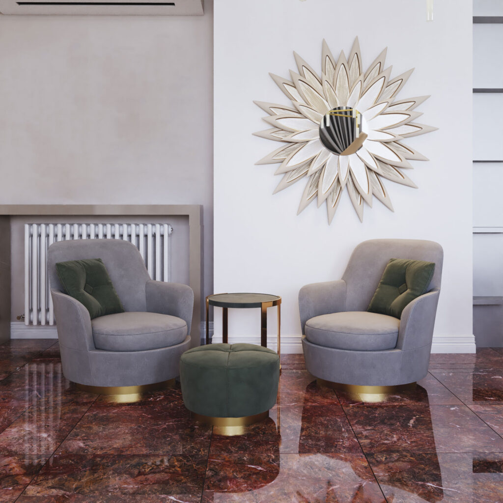 نمونه کارشده داخلی تایل سنگ مرمریت پاییزان