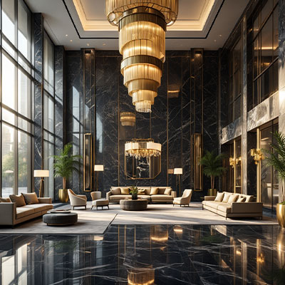 اسلب مرمریت نجف آباد مشکی صیقلی