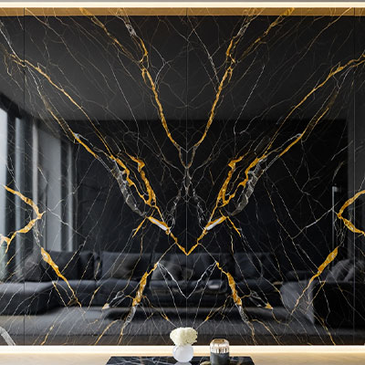 سنگ اسلب مرمریت مشکی گلدن بلک صیقلی