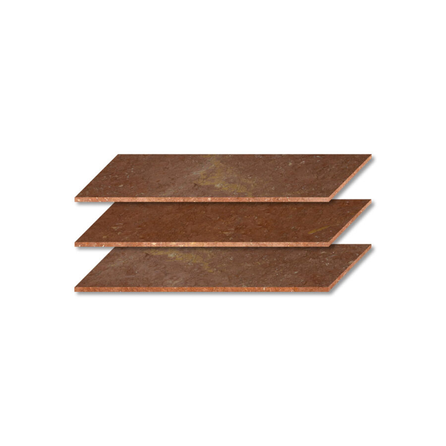 سنگ پله مرمریت قرمز بوانات صیقلی